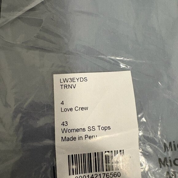 Lululemon Love Crew Tee NWT • True Navy • Size 4 - Picture 4 of 4